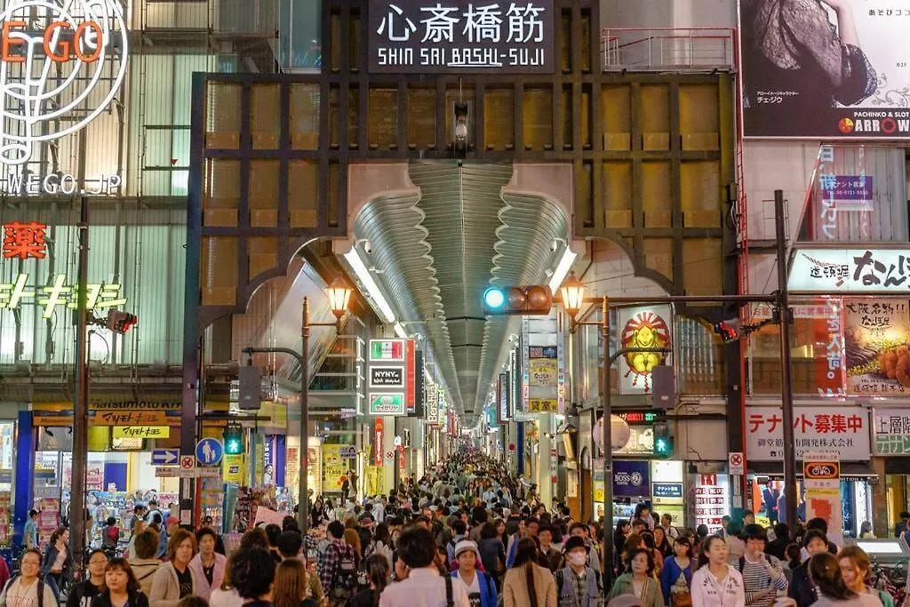 Pola Inn道頓堀店黒門市場道頓堀心斎橋徒歩エリアファミリー旅行最適 Osaka 0*,